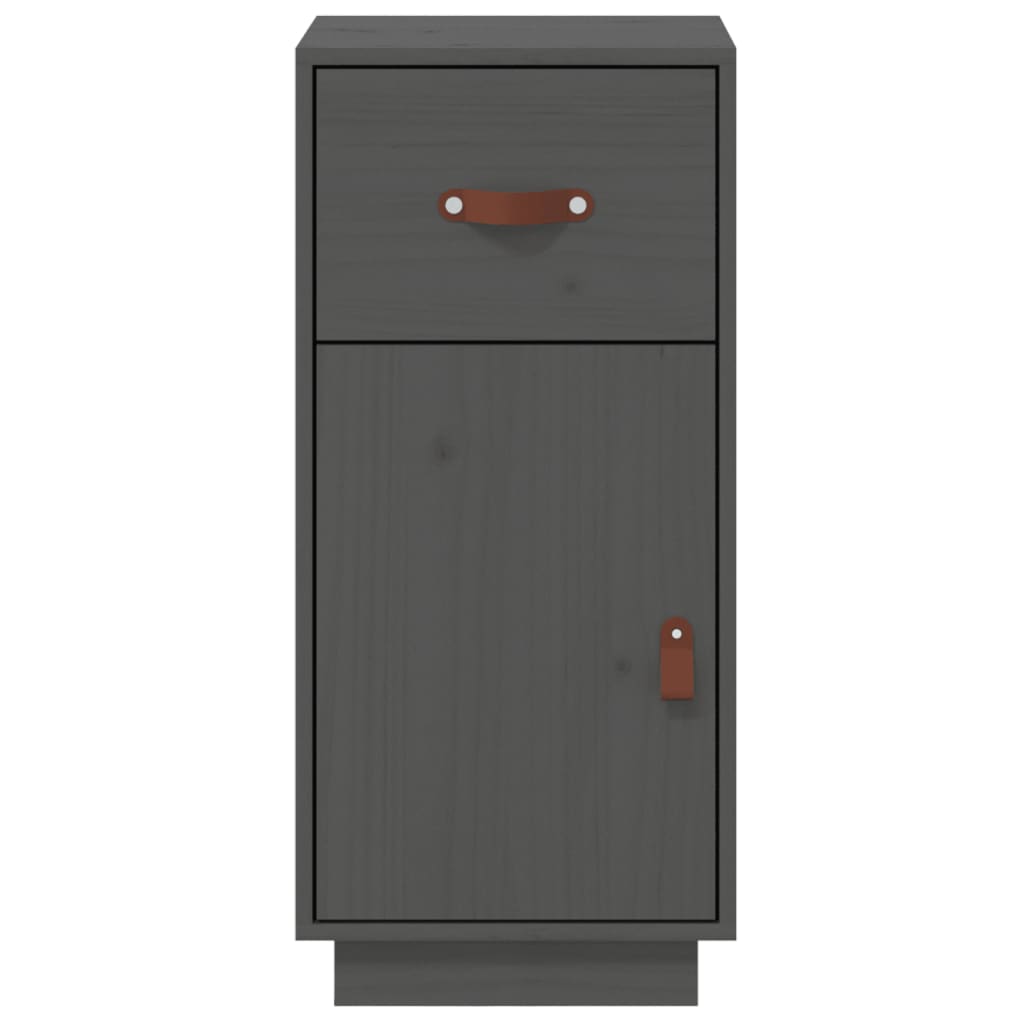 Dressoir 34x40x75 cm massief grenenhout grijs - AllerleiShop