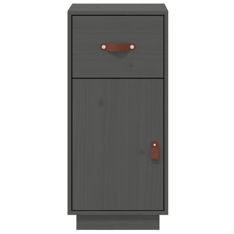 Dressoir 34x40x75 cm massief grenenhout grijs - AllerleiShop