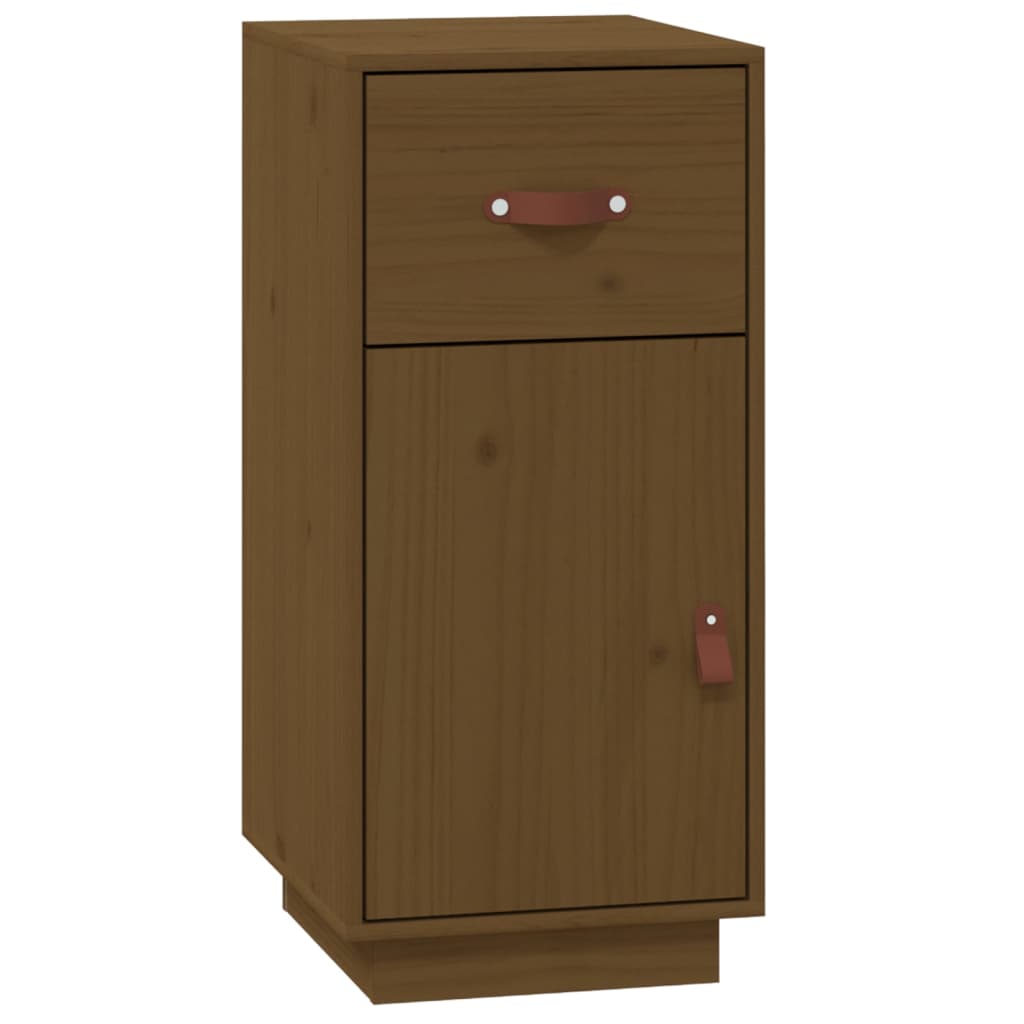 Dressoir 34x40x75 cm massief grenenhout honingbruin - AllerleiShop