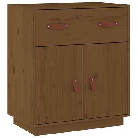 Dressoir 65,5x40x75 cm massief grenenhout honingbruin - AllerleiShop