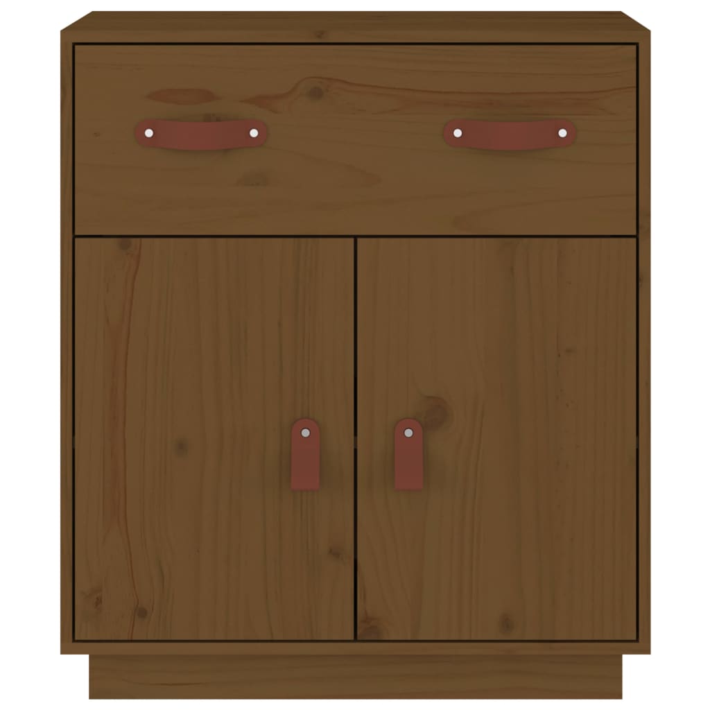 Dressoir 65,5x40x75 cm massief grenenhout honingbruin - AllerleiShop