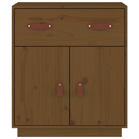 Dressoir 65,5x40x75 cm massief grenenhout honingbruin - AllerleiShop