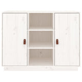 Dressoir 100x40x75 cm massief grenenhout wit - AllerleiShop