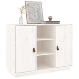 Dressoir 100x40x75 cm massief grenenhout wit - AllerleiShop