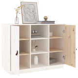 Dressoir 100x40x75 cm massief grenenhout wit - AllerleiShop