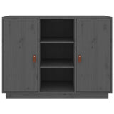 Dressoir 100x40x75 cm massief grenenhout grijs - AllerleiShop