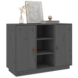 Dressoir 100x40x75 cm massief grenenhout grijs - AllerleiShop