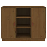 Dressoir 100x40x75 cm massief grenenhout honingbruin - AllerleiShop