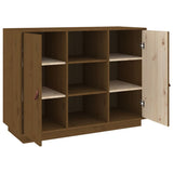 Dressoir 100x40x75 cm massief grenenhout honingbruin - AllerleiShop