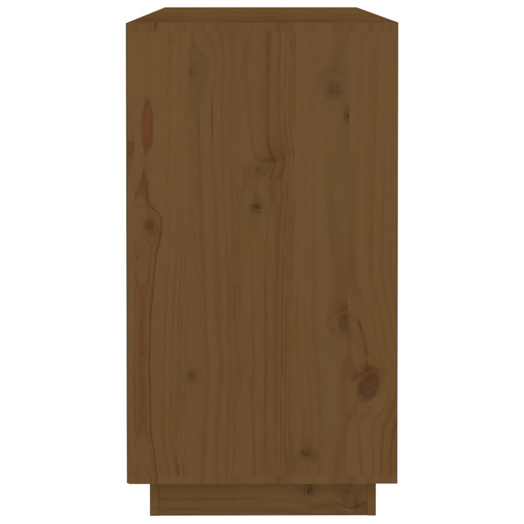 Dressoir 100x40x75 cm massief grenenhout honingbruin - AllerleiShop