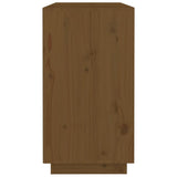 Dressoir 100x40x75 cm massief grenenhout honingbruin - AllerleiShop