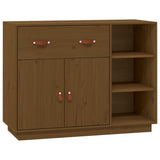 Dressoir 98,5x40x75 cm massief grenenhout honingbruin - AllerleiShop