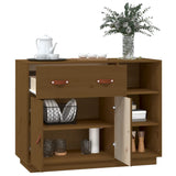 Dressoir 98,5x40x75 cm massief grenenhout honingbruin - AllerleiShop