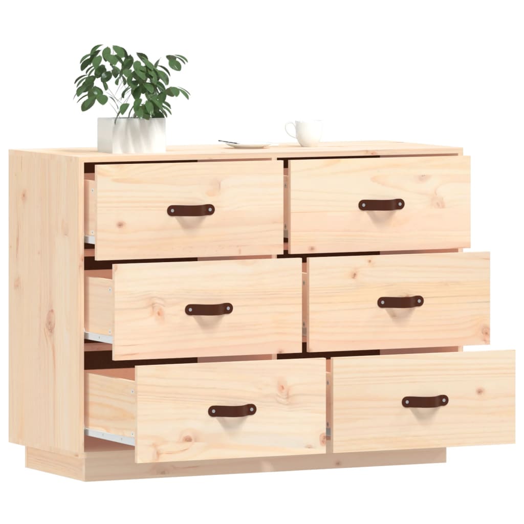 Dressoir 100x40x75 cm massief grenenhout - AllerleiShop