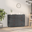 Dressoir 100x40x75 cm massief grenenhout grijs - AllerleiShop