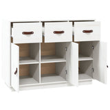 Dressoir 100x40x75 cm massief grenenhout wit - AllerleiShop