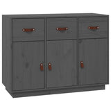 Dressoir 100x40x75 cm massief grenenhout grijs - AllerleiShop