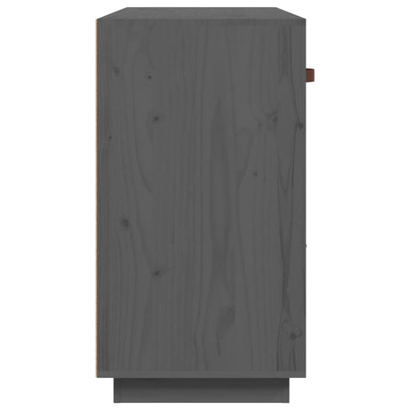 Dressoir 100x40x75 cm massief grenenhout grijs - AllerleiShop