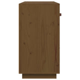 Dressoir 100x40x75 cm massief grenenhout honingbruin - AllerleiShop