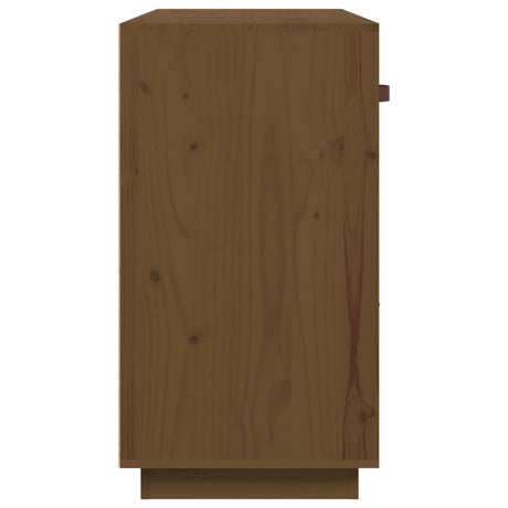 Dressoir 100x40x75 cm massief grenenhout honingbruin - AllerleiShop