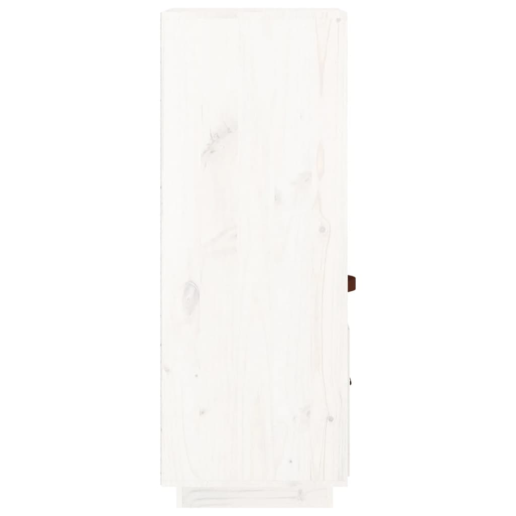 Hoge kast 34x40x108,5 cm massief grenenhout wit - AllerleiShop