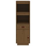 Hoge kast 34x40x108,5 cm massief grenenhout honingbruin - AllerleiShop