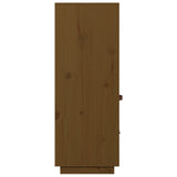 Hoge kast 67x40x108,5 cm massief grenenhout honingbruin - AllerleiShop