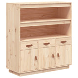 Hoge kast 100x40x108,5 cm massief grenenhout - AllerleiShop