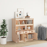 Hoge kast 100x40x108,5 cm massief grenenhout - AllerleiShop