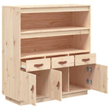 Hoge kast 100x40x108,5 cm massief grenenhout - AllerleiShop