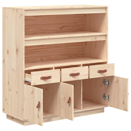 Hoge kast 100x40x108,5 cm massief grenenhout - AllerleiShop