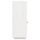 Hoge kast 100x40x108,5 cm massief grenenhout wit - AllerleiShop