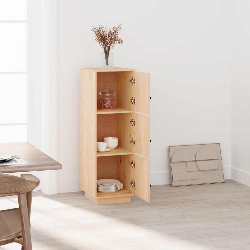 Hoge kast 34x40x108,5 cm massief grenenhout - AllerleiShop