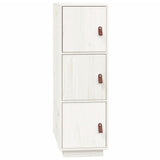 Hoge kast 34x40x108,5 cm massief grenenhout wit - AllerleiShop