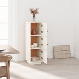 Hoge kast 34x40x108,5 cm massief grenenhout wit - AllerleiShop