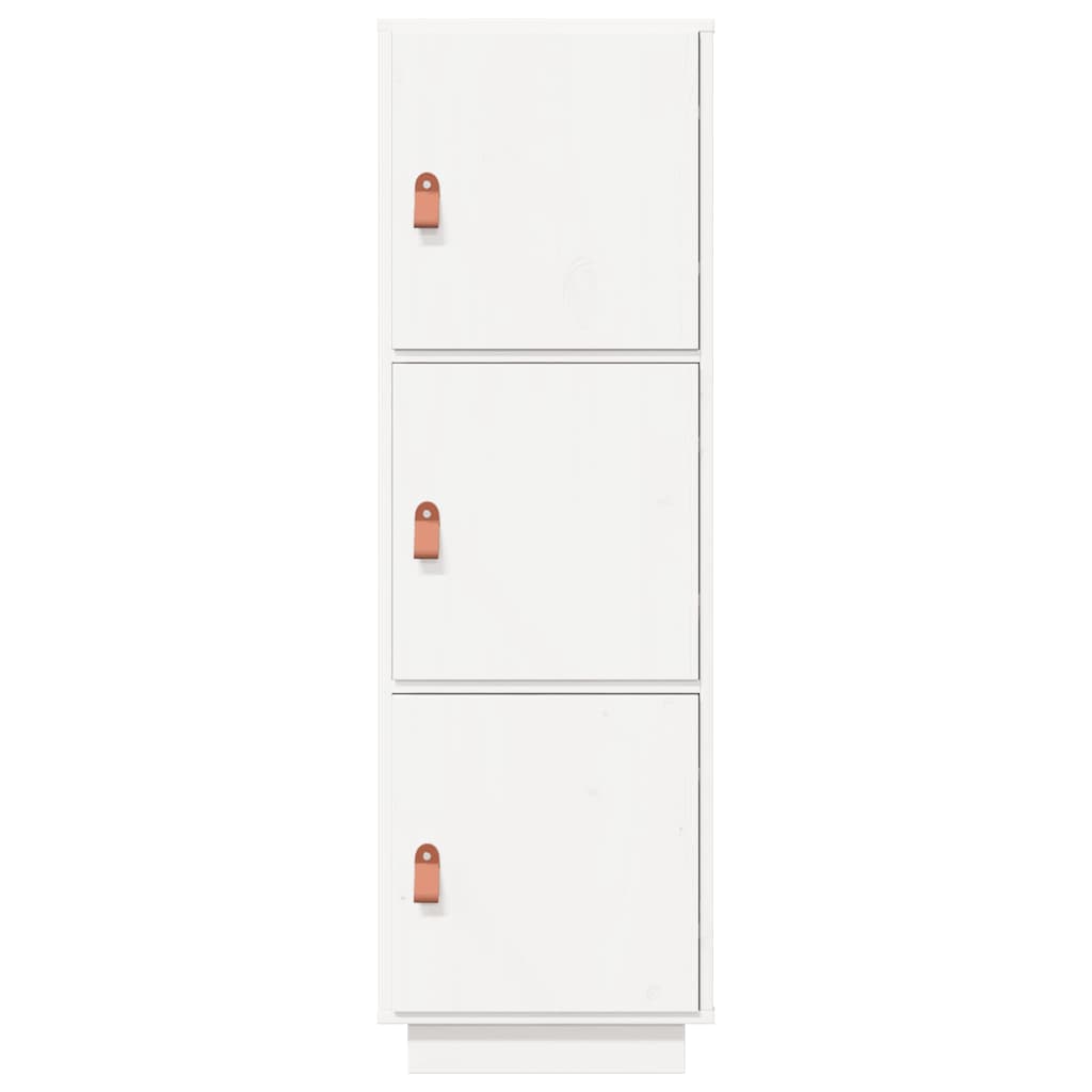 Hoge kast 34x40x108,5 cm massief grenenhout wit - AllerleiShop