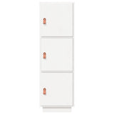 Hoge kast 34x40x108,5 cm massief grenenhout wit - AllerleiShop