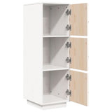 Hoge kast 34x40x108,5 cm massief grenenhout wit - AllerleiShop