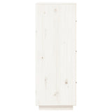 Hoge kast 34x40x108,5 cm massief grenenhout wit - AllerleiShop