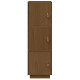 Hoge kast 34x40x108,5 cm massief grenenhout honingbruin - AllerleiShop