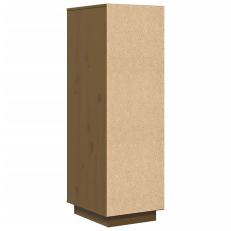 Hoge kast 34x40x108,5 cm massief grenenhout honingbruin - AllerleiShop