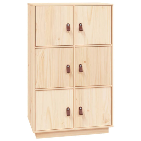 Hoge kast 67x40x108,5 cm massief grenenhout - AllerleiShop