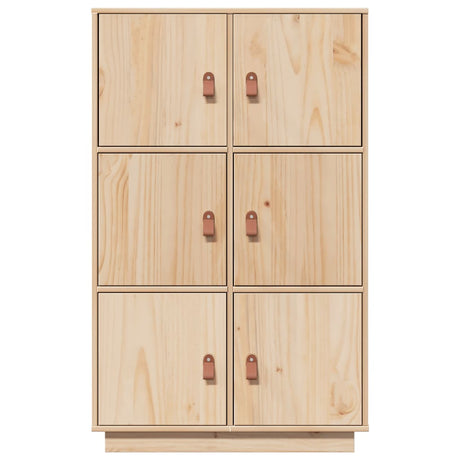 Hoge kast 67x40x108,5 cm massief grenenhout - AllerleiShop