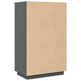 Hoge kast 67x40x108,5 cm massief grenenhout grijs - AllerleiShop