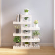 Plantenstandaard 85x25x109,5 cm massief grenenhout wit - AllerleiShop