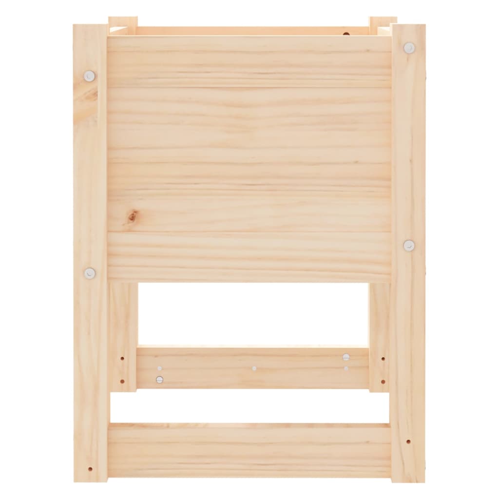 Plantenbakken 2 st 40x40x52,5 cm massief grenenhout - AllerleiShop