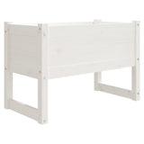 Plantenbak 78x40x52 cm massief grenenhout wit - AllerleiShop