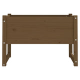 Plantenbak 78x40x52 cm massief grenenhout honingbruin - AllerleiShop