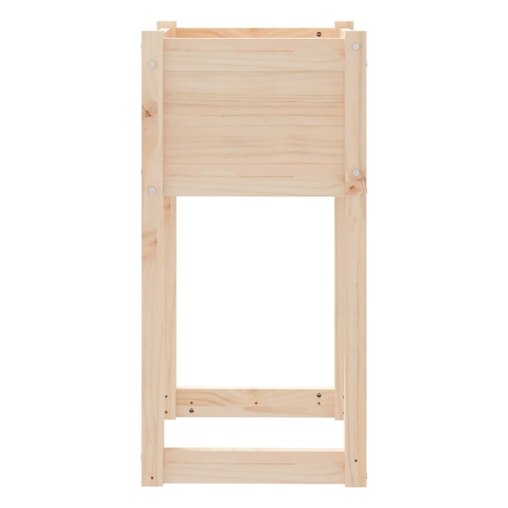 Plantenbakken 2 st 40x40x81 cm massief grenenhout - AllerleiShop