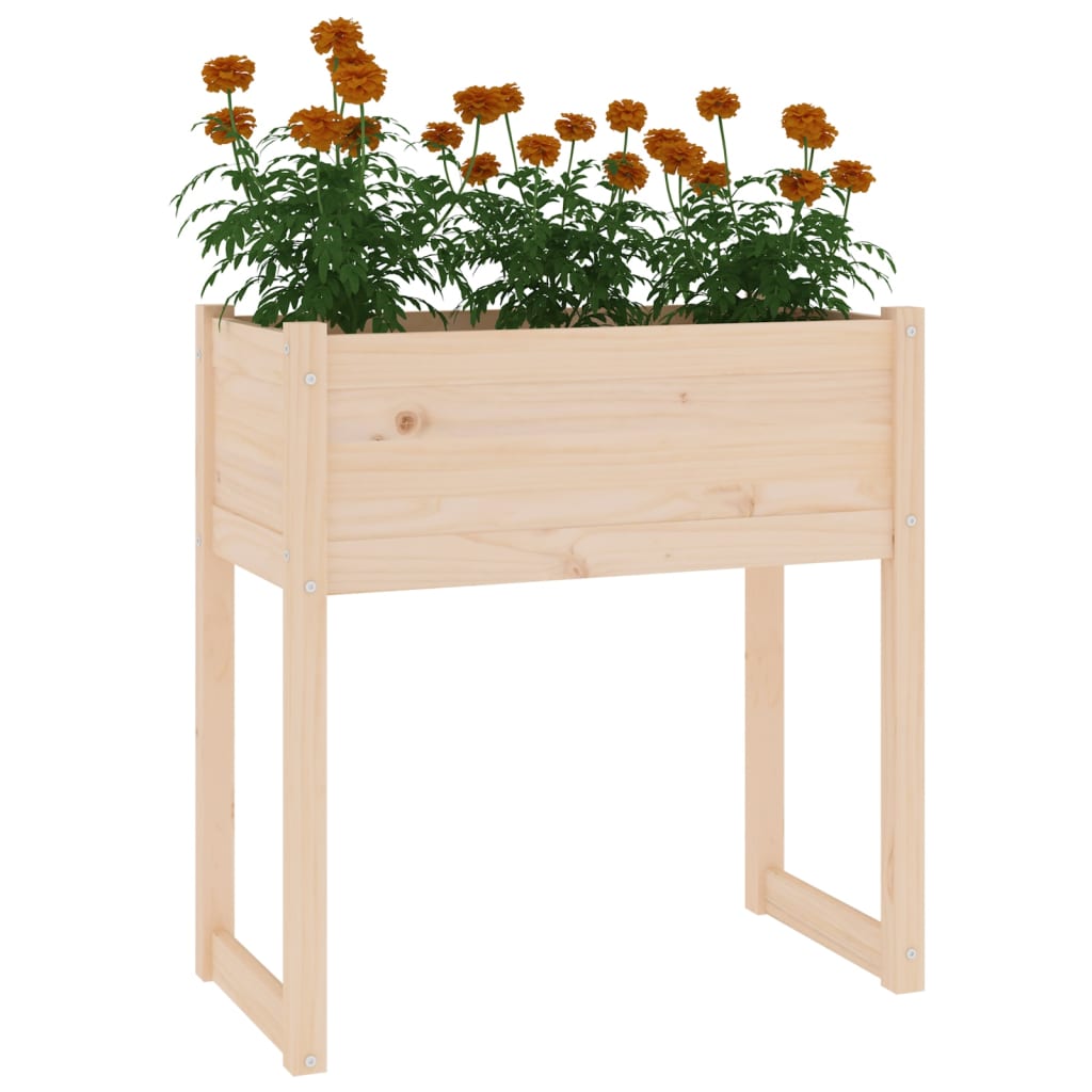 Plantenbak 78x40x81 cm massief grenenhout - AllerleiShop